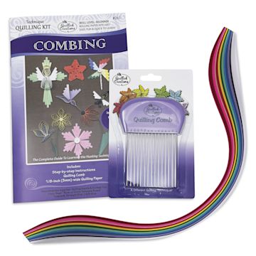 Open in modal - Quilled Creations Quilling Technique Kit - Deluxe Combing - contents