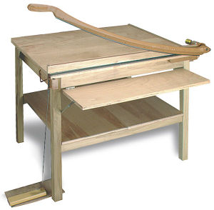 GBC Classiccut Ingento Maple Table Trimmer, with Holddown Bar 36"x30"