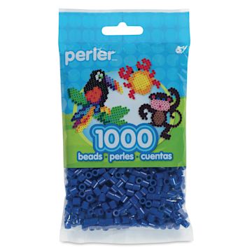 Open in modal - Perler Fused Bead Bag - Dark Blue, Pkg of 1000 - front of packaging