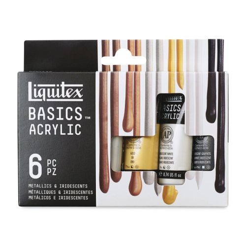 Liquitex Basics Acrylic Paint Silver 4 oz