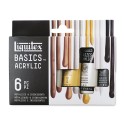 Liquitex Basics Acrylic Set - of 6 .75 oz Tubes
