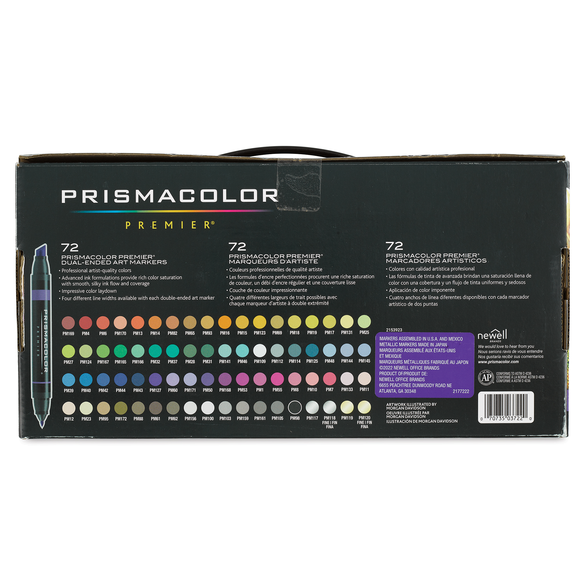 Prismacolor Double-Ended Art Marker - Black
