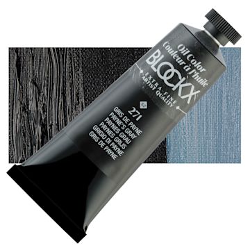 Open in modal - Blockx Artist Oil Color - Payne's Gray, 35 ml tube and swatch