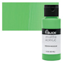 Blick Matte Acrylic - Green Medium, 2 oz bottle