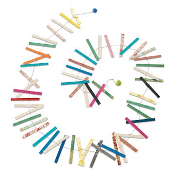 Open in modal - Giftsland Paper Garland - Stitched Stripes