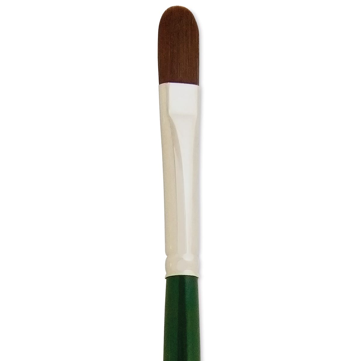 Silver Brush Ruby Satin 2506S Short Handle Synthetic Brush - Angular 1/2