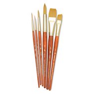 Princeton Real Value Series 9100 Synthetic Golden Taklon Brush Sets  