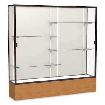 Open in modal - Waddell Reliant Series Display Case - 72", Plaque Back