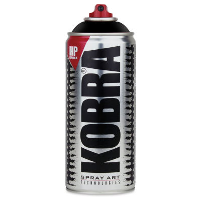 Kobra High Pressure Spray Paint - Satin Black, 400 ml