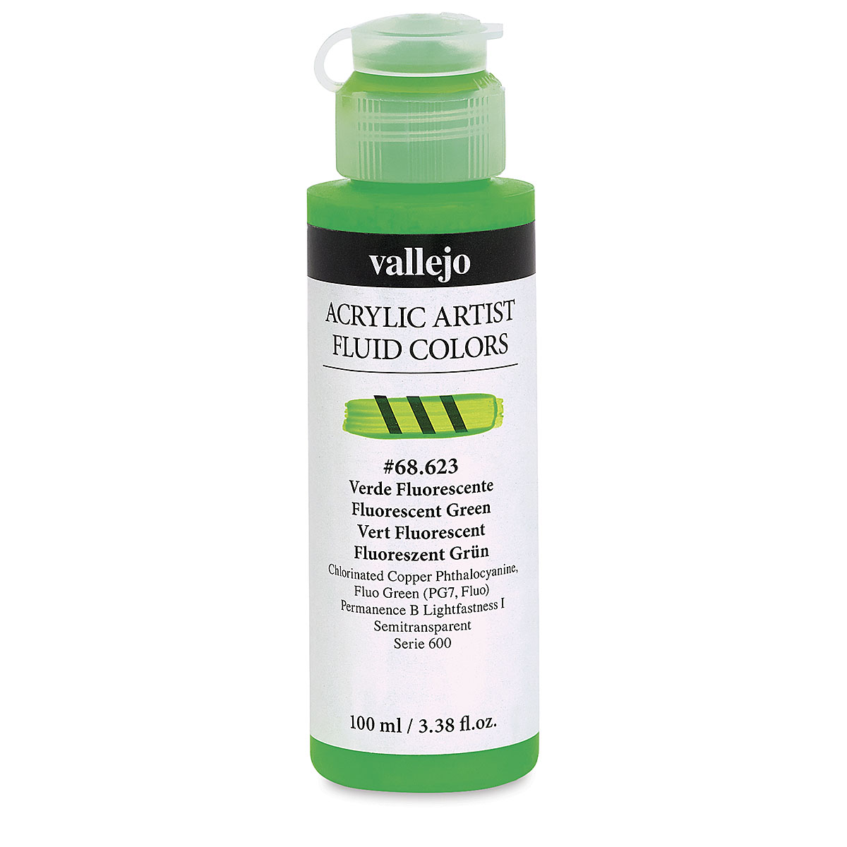 Vallejo : Artist Acrylic Paint : 60ml : Cadmium Green