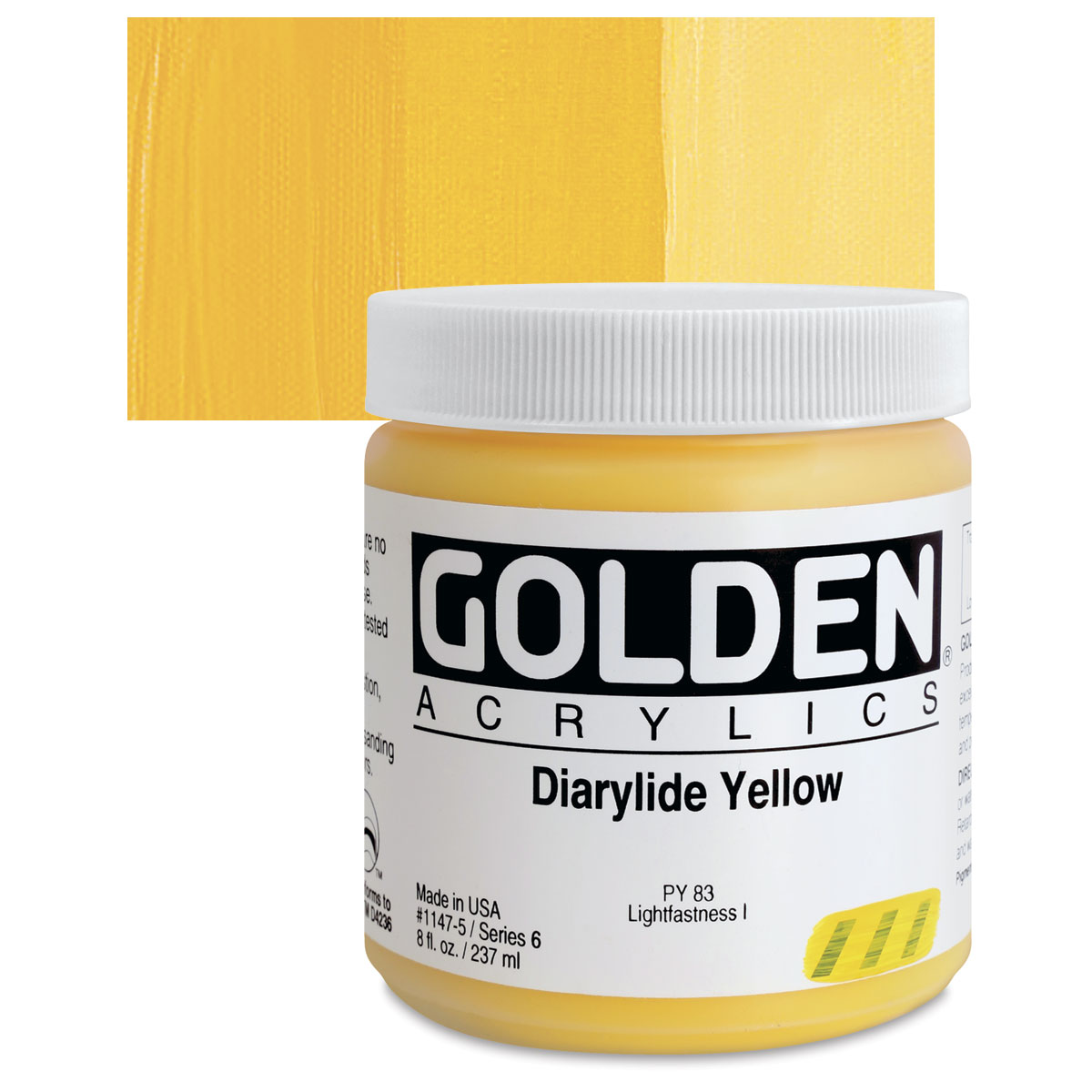 Golden Heavy Body Artist Acrylics - Titanium White, 5 oz Tube