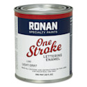 Ronan One Stroke Lettering Enamel - Light Gray, Pint