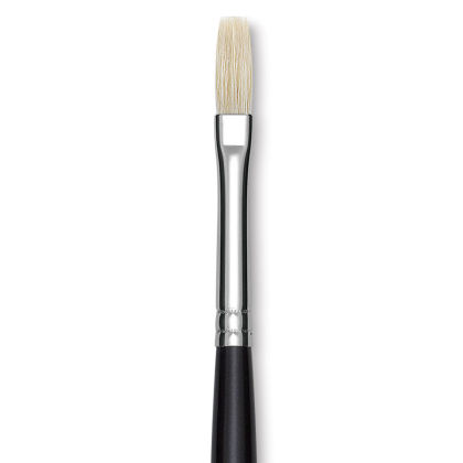 Utrecht Natural Chungking Pure Bristle Brush - Flat, Size 2, Long ...