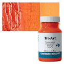 Tri-Art Finest Quality Artist Acrylics - Transparent Permanent Orange, 120 ml jar