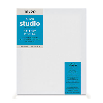 Blick Studio Stretched Cotton Canvas - Gallery Profile, 16" x 20" (front)