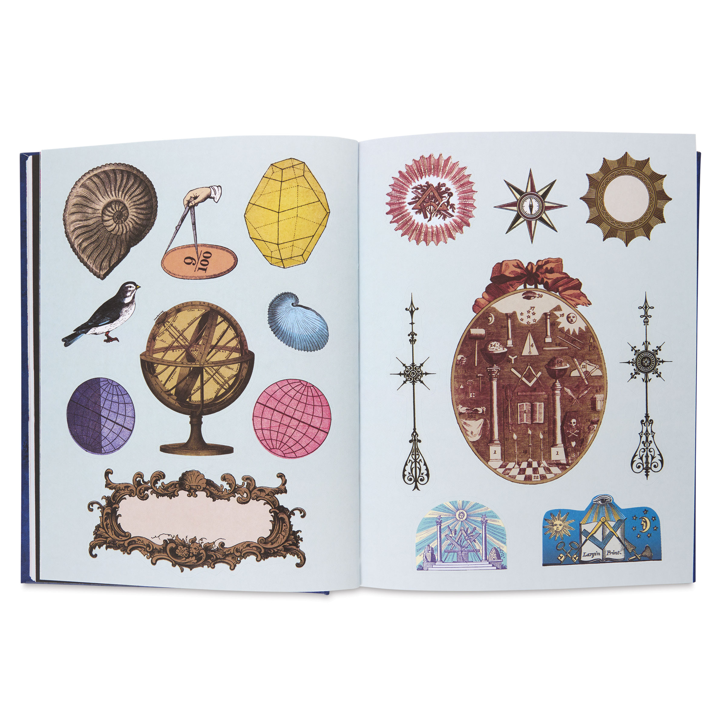 The Antiquarian Sticker Book ステッカーブック The Antiquarian Sticker Book | BLICK Art Materials