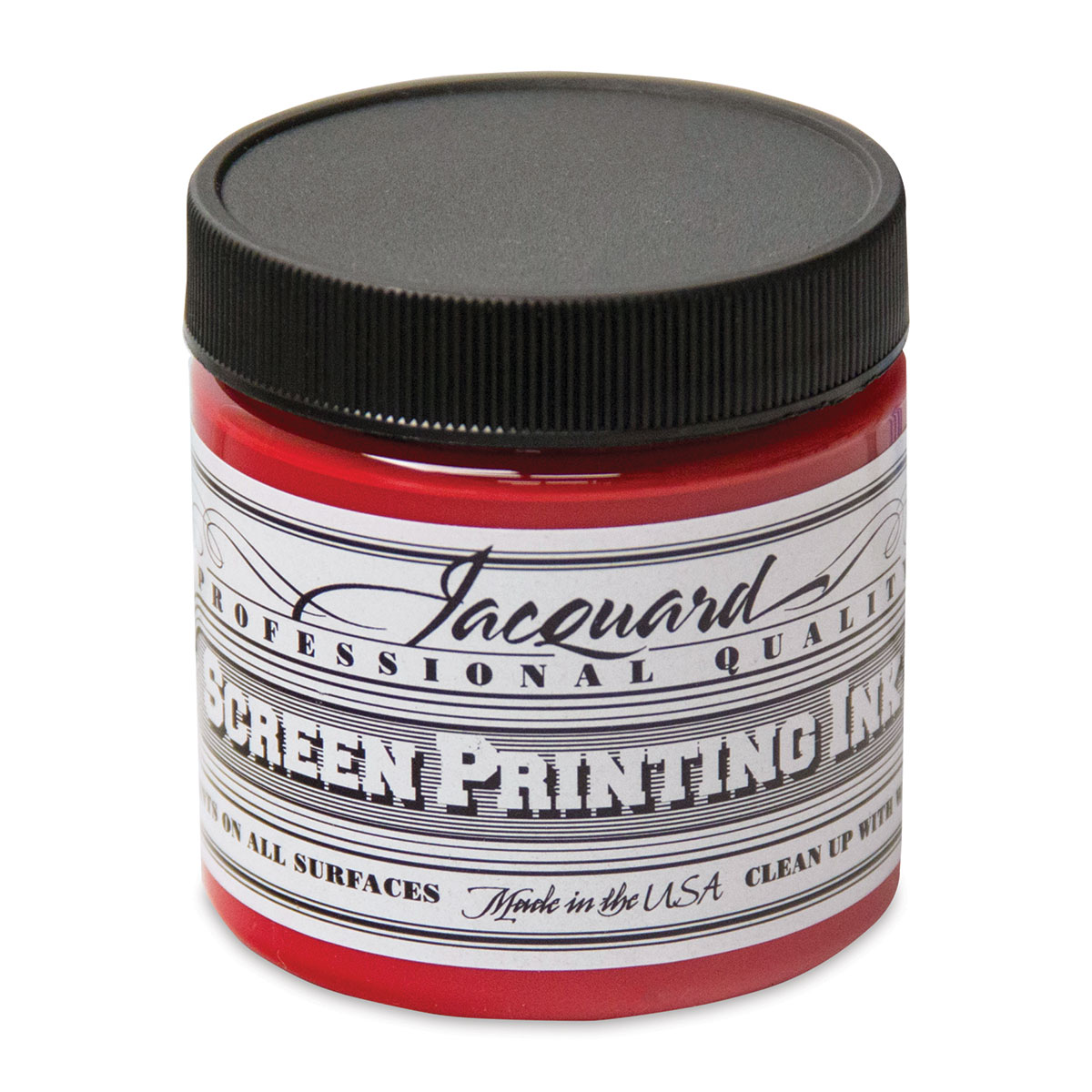 Jacquard Screen Printing Ink - Bright Red, 4 oz