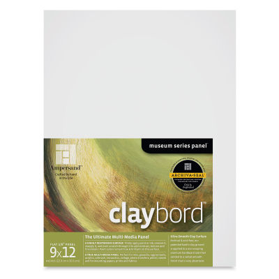 Ampersand Claybord - 9" x 12", 1/8" Flat
