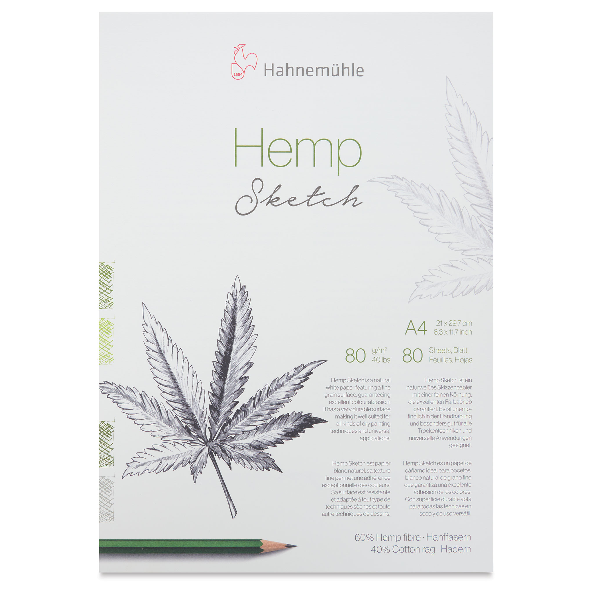 Hemp Sketch Paper Pack 8.5 x 11