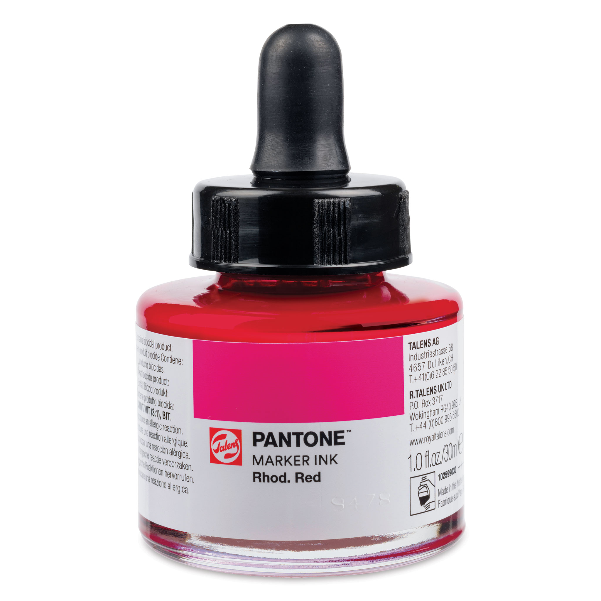 Talens Pantone Marker Ink Refill - Rhod. Red, 30 ml | Utrecht Art Supplies