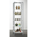Etagere Display - 21" x 76" x 21", 5 Shelf