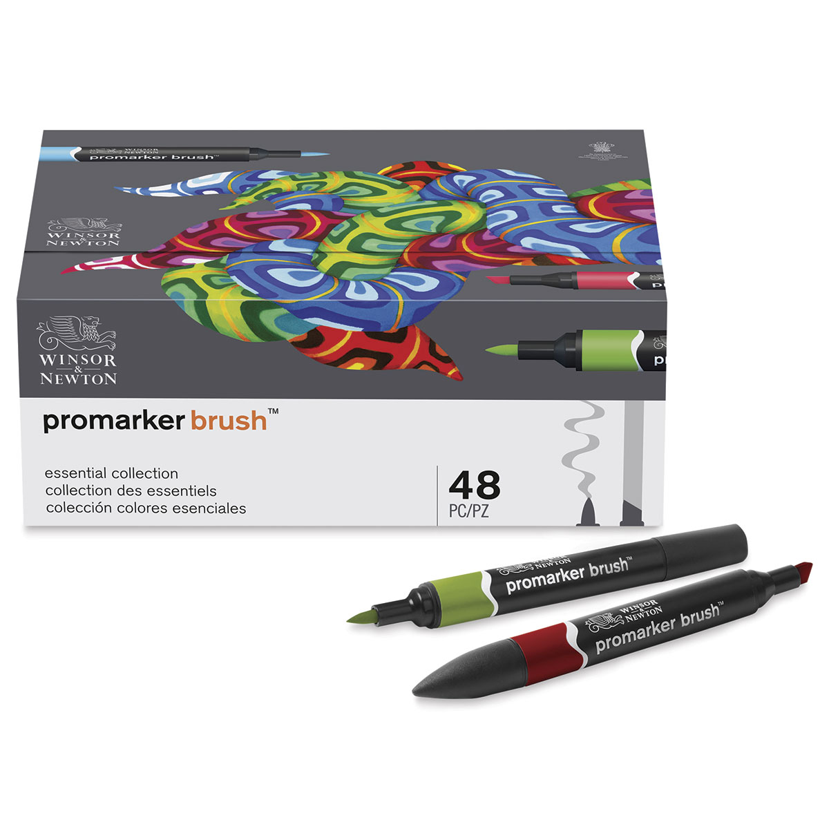 Winsor & Newton Twin Tip Promarker Alcohol Marker Pens yellow and