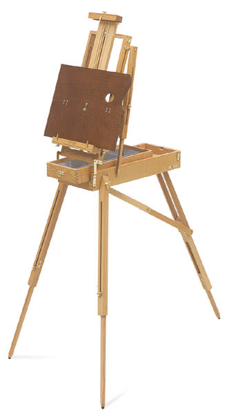 Jullian Original French Easel Half Box, Beechwood BLICK Art Materials