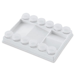 Art Alternatives Sealed Cup Plastic Palette (with all cups in the palette)