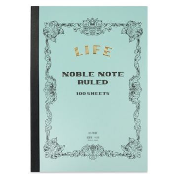 Open in modal - Life Noble Notebook - 7" x 10", B5, Blue, Ruled, front cover