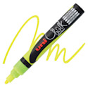 Uni Chalk Marker - Fluorescent Yellow, 5 mm
