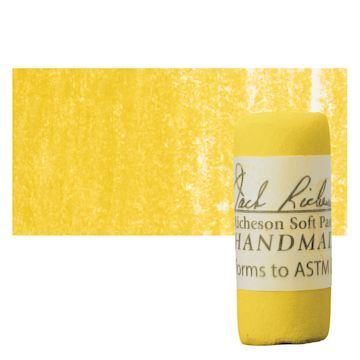 Open in modal - Richeson Soft Handrolled Pastel - Earth Yellow EY9, pastel and swatch