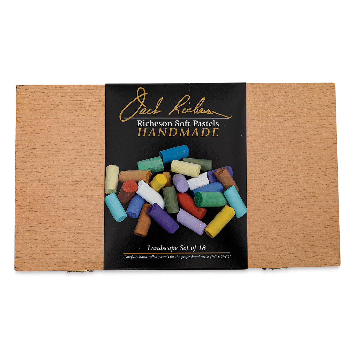 Jack Richeson Soft Handmade Pastels for Professional Artists, Assorted Set  of 36