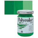 Maimeri Polycolor Vinyl Paints - Brilliant Green Deep, 140 ml jar