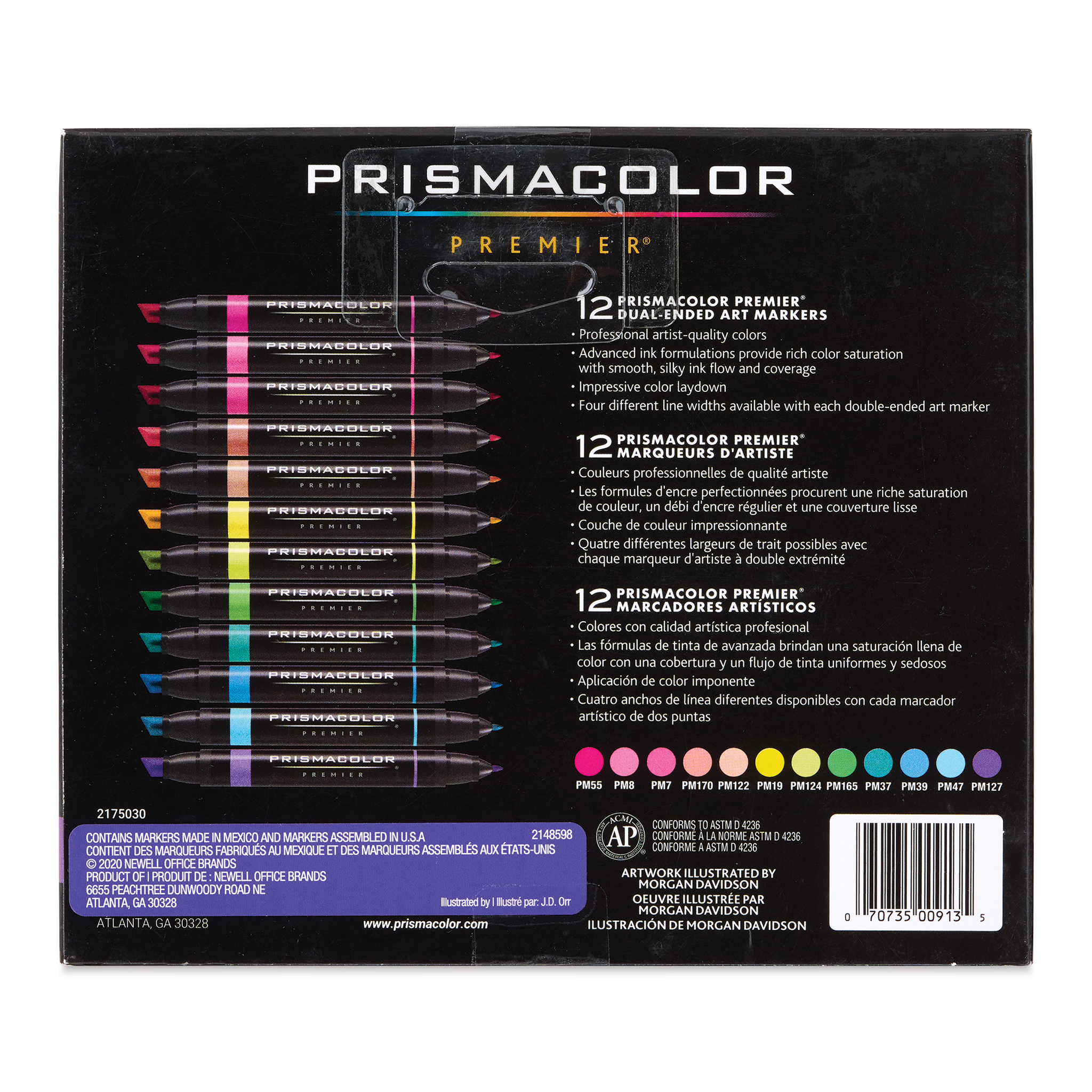 Prismacolor Premier Dual-Ended Art Markers - Assorted Colors, Original Set  of 72