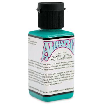 Open in modal - Alpha6 AlphaFlex Textile and Leather Paint - Peacock, 74 ml, Bottle