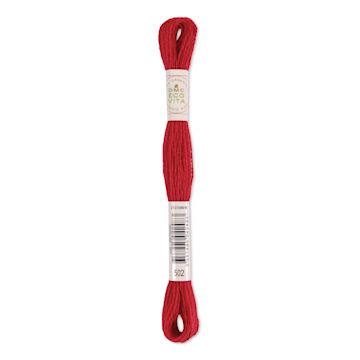 Open in modal - DMC Eco Vita Organic Wool Thread - Fiery Madder, 17-1/2 yds