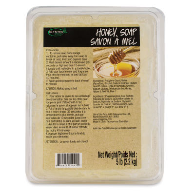 Life of the Party Soap Base - Honey Glycerin, 5 lb (In packaging)
