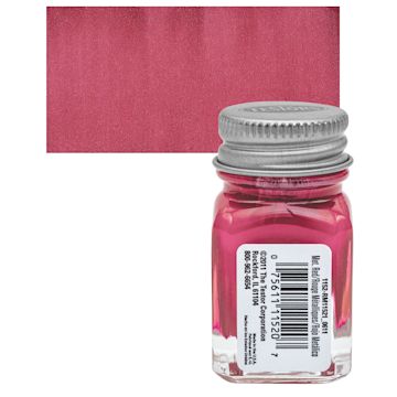 Open in modal - Testors Enamel Paint - Metallic Red, 1/4 oz bottle and swatch
