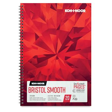 Open in modal - Koh-I-Noor Bristol Pad - Smooth, 17" x 11", 20 Sheets