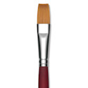 Princeton Velvetouch Series 3900 Synthetic Brush - Flat, Long Handle, Size 16