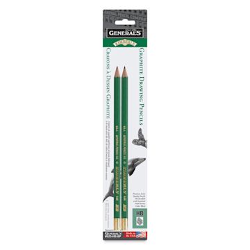 Open in modal - General's Kimberly Graphite Pencil - HB, Pkg of 2, front of the packaging