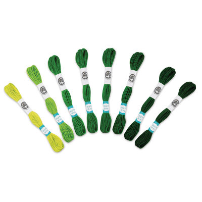 Needle Crafters Embroidery Floss Packs - Go Green (Out of packaging)
