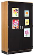 Diversified Spaces Canvas Door Display Cabinet