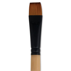 Dynasty Black Gold Brush - Chisel Blender, Short Handle, Size 18