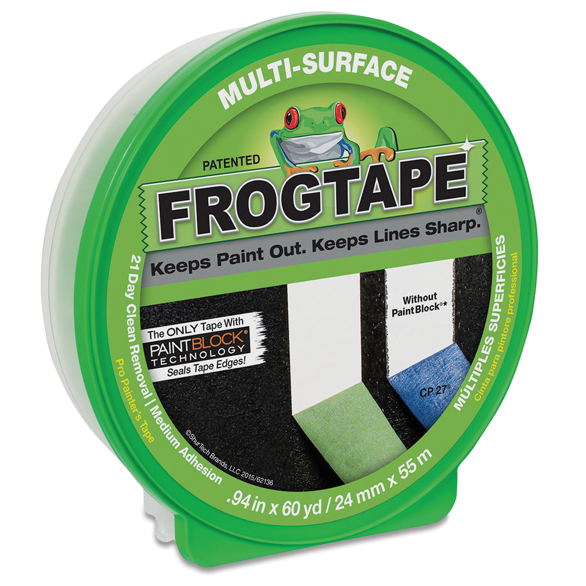 Shurtech FrogTape Masking and Painting Tape - .94 x 60 yds, Delicate  Surface