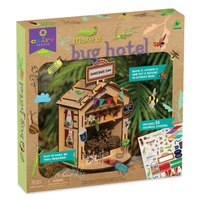 Craft-Tastic Nature Make A Bug Hotel Kit, front of the packaging