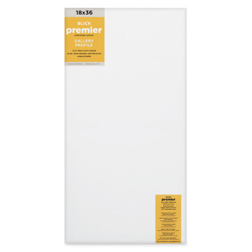 Blick Premier Stretched Cotton Canvas - Traditional Profile, Splined, 12 x  16