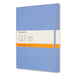 Moleskine Classic Soft Cover Notebook - Light Blue, Ruled, 9-3/4" x 7-1/2"