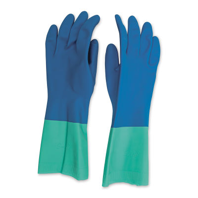 Nitrile Rubber Gloves - 1 Pair, Small