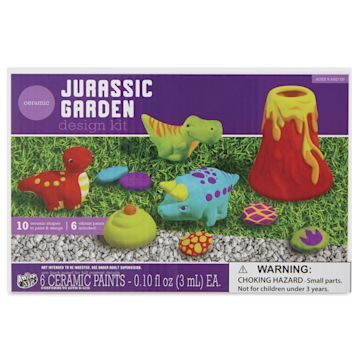 Open in modal - Anker Art Paint Your Own Garden Design Kit - Jurassic Garden - front of packaging